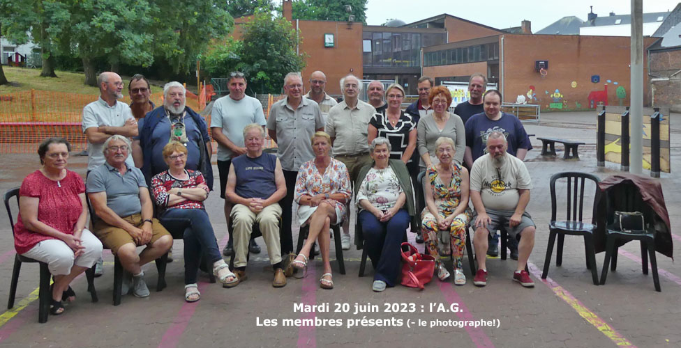 photos des membres du club prsent lors de l'assemble gnrale du 20 juin 2023