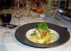 coquelet olives et polenta