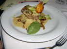 veau aux girolles et artichauts
